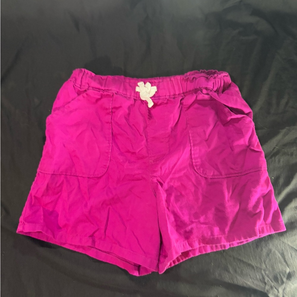 Wonder Nation Pink Elastic Waistband Shorts